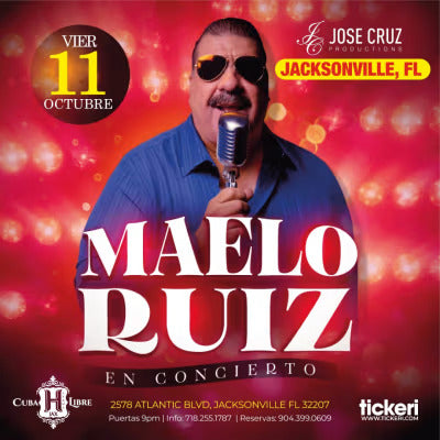 MAELO RUIZ EN CONCIERTO - JACKSONVILLE - FL